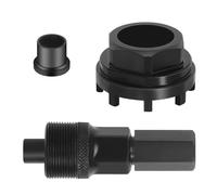 Druuzyl Extractor de Manivela para Bicicleta Bike Lock Tool 42mm Herramienta de Pedalier para Bicicleta con 8 Niveles de Rodadura Interior, Extractor de Manivela para Muchos Tipos de Bicicletas