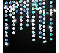 Druuzyl Guirnalda de Papel Redonda de Colores 6 Piezas Guirnalda de Círculos de Papel Brillante 4m Decoracion Ronda Colgante Fiesta para Bodas Cumpleaños Fiestas Decoración del Hogar