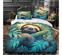 DRVASMXCP Mujer dormida Funda de Edredón Impresión 3D 3 Piezas Microfibra Suave Cremallera Oculta con Fundas de Almohada Transpirable Mosaico artístico Funda Edredon for Familia Double（200x200cm）