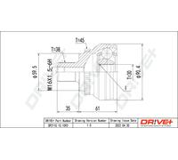 Drve+ Conjunto De Juntas De Eje De Transmisión Para Audi 100 4A C4 A6 4A2