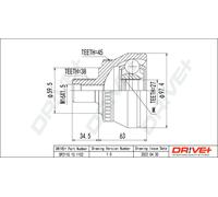 Drve+ Conjunto De Juntas De Eje Lateral Para Audi A4 Avant 8E5