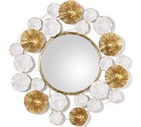 DRW Aceitera de Cristal 1000 ml con asa Base y Tapa en Acero INOX en Trasparente y Acero 19.5 x 11 x 19 cm