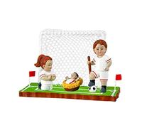 DRW Belén de fútbol sevillista de Resina de 11x8x6cm