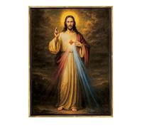 DRW Cuadro Divina Misericordia con marco 32x3x42 cm