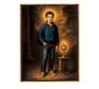 DRW Cuadro San Carlo Acutis con marco 32x3x42 cm