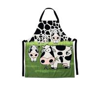 DRW Delantal Estampado Vaca Multicolor 69x81cms
