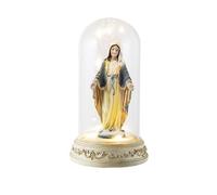 DRW Fanal con la Virgen Milagrosa de Resina Pintada a Mano
