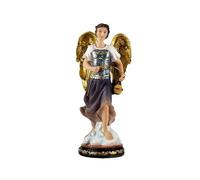 DRW Figura Arcangel de Resina Pintada a Mano 14 cm (Saetiel)