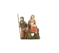 DRW Figura Huida a Egipto Resina Pintada a Mano 6 cm