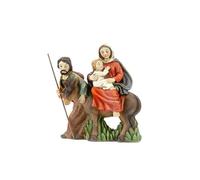 DRW Figura Huida a Egipto Resina Pintada a Mano 9 cm