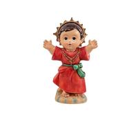 DRW Figura Jesus Infantil de Resina Pintada a Mano 5x2x8 cm
