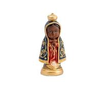 DRW Figura Nuestra Señora Concepcion Aparecida Infantil Resina Pintada a Mano 10 cm