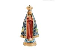 DRW Figura Nuestra Señora Concepcion Aparecida Resina Pintada a Mano 20 cm