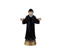 DRW Figura San Charbel de Resina Pintada a Mano 13 cm