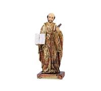 DRW Figura San Ignacio de Loyola Patron de Gipuzkoa de Resina Pintada a Mano 5x4x12 cm