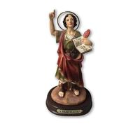 DRW Figura San Pancracio Resina Pintado a Mano 15 cm
