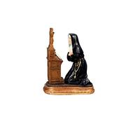 DRW Figura Santa Rita Resina Pintada a Mano (10 Rodillas)