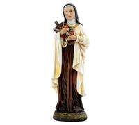 DRW Figura Santa Teresa de Courdec Resina Pintada a Mano 21 cm