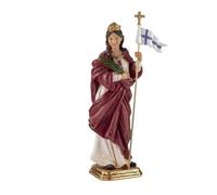 DRW Figura Santa Ursula Resina Pintada a Mano 22 cm