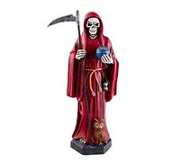 DRW Figura Santísima Muerte Resina roja 39 cm