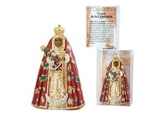 DRW Figura Virgen Candelaria Resina 11 cm con Caja con la Historia