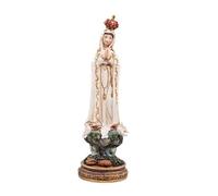 DRW Figura Virgen de Fatima de Resina Pintada a Mano 15 cm
