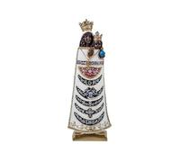 DRW Figura Virgen de Loreto de Resina Pintada a Mano 5x5x20 cm