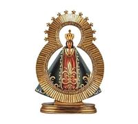 DRW Figura Virgen de Suyapa de Tegucigalpa Honduras de Resina Pintada a Mano 15x8x22 cm