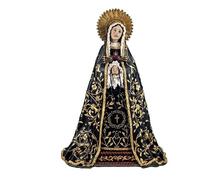 DRW Figura Virgen Dolorosa Resina Pintada a Mano 25 cm