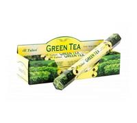 DRW Incienso Varilla Aroma te Verde Varilla 25 cm Green Tea (120 Unidades) + estampita San Pancracio