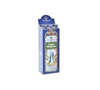 DRW Incienso Varilla Aroma Virgen milagrosa Varilla 25 cm (120 Unidades) + estampita San Pancracio
