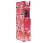DRW Incienso Varilla Rosas Varilla Roses 24 cm (100 Unidades Aprox) + estampita San Pancracio