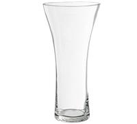 DRW Jarron de sobremesa de Cristal Transparente 8,5x8,5x26cm