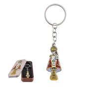 DRW Llavero Virgen de Covadonga en caja de metal 2x1x5.5 cm