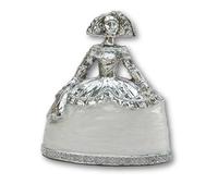 DRW Menina Plateada nacarada 16CM