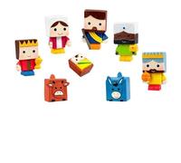 DRW Misterio Belen Infantil Cuadrado 8 Piezas Color Resina Pintada a Mano 4 cm