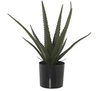 DRW Planta Artificial Aloe Vera de Polietileno y Tela en Verde 50cm