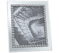 DRW Portafotos de Cristal y Espejo para fotografía de 20x25cm en Espejo 26x1,5x31cm para 20x25cm