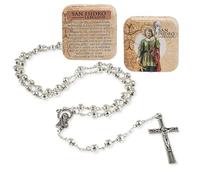 DRW Rosario metal San Isidro Labrador con caja metalica 3x1x50 cm