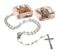 DRW Rosario metal Santa Eulalia con caja metalica 3x1x50 cm