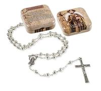 DRW Rosario metal Santiago Apostol con caja metalica 3x1x50 cm