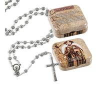 DRW Rosario metal Santiago Apostol con caja metalica 3x1x50 cm