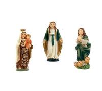 DRW Set de 3 imanes Virgen del Carmen, Inmaculada y Milagrosa 6 cm de Alto