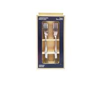 DRW Tenedor Pescado Acero INOX 24 Unidades Talla Unica