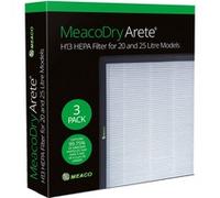 Filtro HEPA Meacodry Arete H13 para purificador de Aire MeacoDry Arete One y Two 20L y 25L, Pack de 3 Filtros HEPA H13, Captura Partículas, Alergenos y Polvo, Aire Más Limpio y Saludable