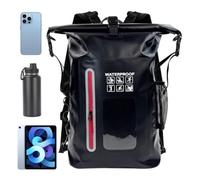 Dry Bags - Mochila impermeable de PVC grande y ligera, Black, Consulta la descripción, Unisex