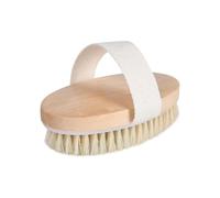 Dry body brush, dry massage brush for exfoliation and massage, improves blood circulation and lymphatic drainage
