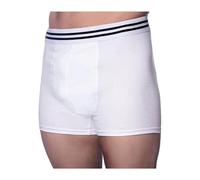 DRY & COOL Pantalones de incontinencia día para Hombres | Ropa Interior | Lavable | Inserto Absorbente | Blanco | X-Large