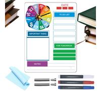 Dry Erase Board | Acrylic Desk Planner | Clear Message Whiteboard