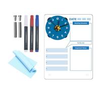 Dry Erase Board | Acrylic Desk Planner | Clear Message Whiteboard